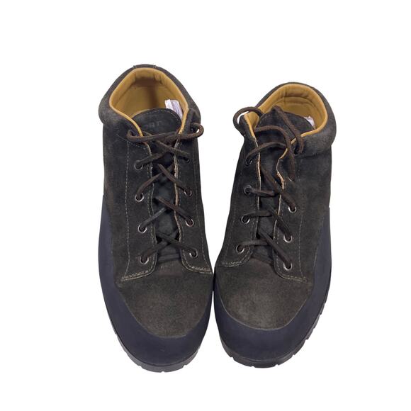 Polo Ralph Lauren Suede Leather Boots Men’s Size 10 Dark Grey Casual Ankle Boots - Picture 6 of 7